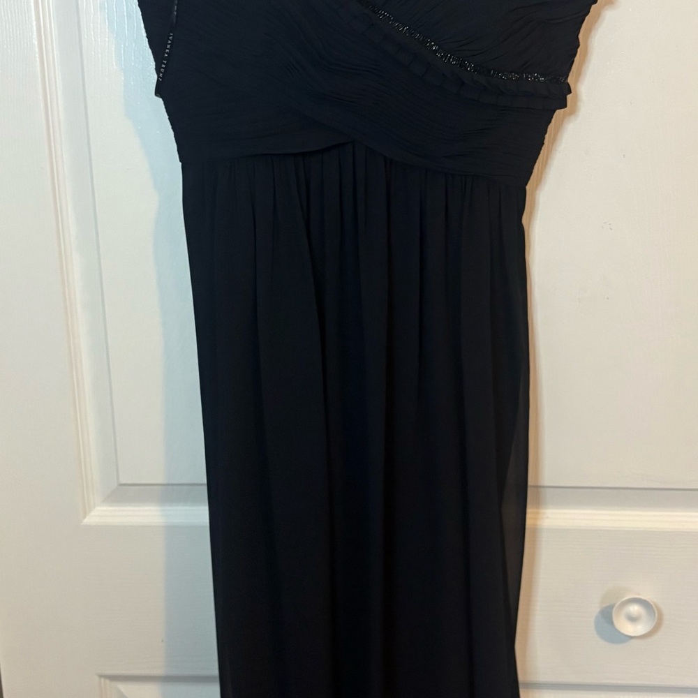 Ivanka Trump Black Ruched Cocktail Dress
